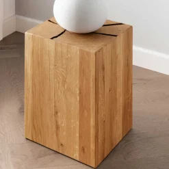 Block Beistelltisch Camilla Massivholzmöbel|Telefontische