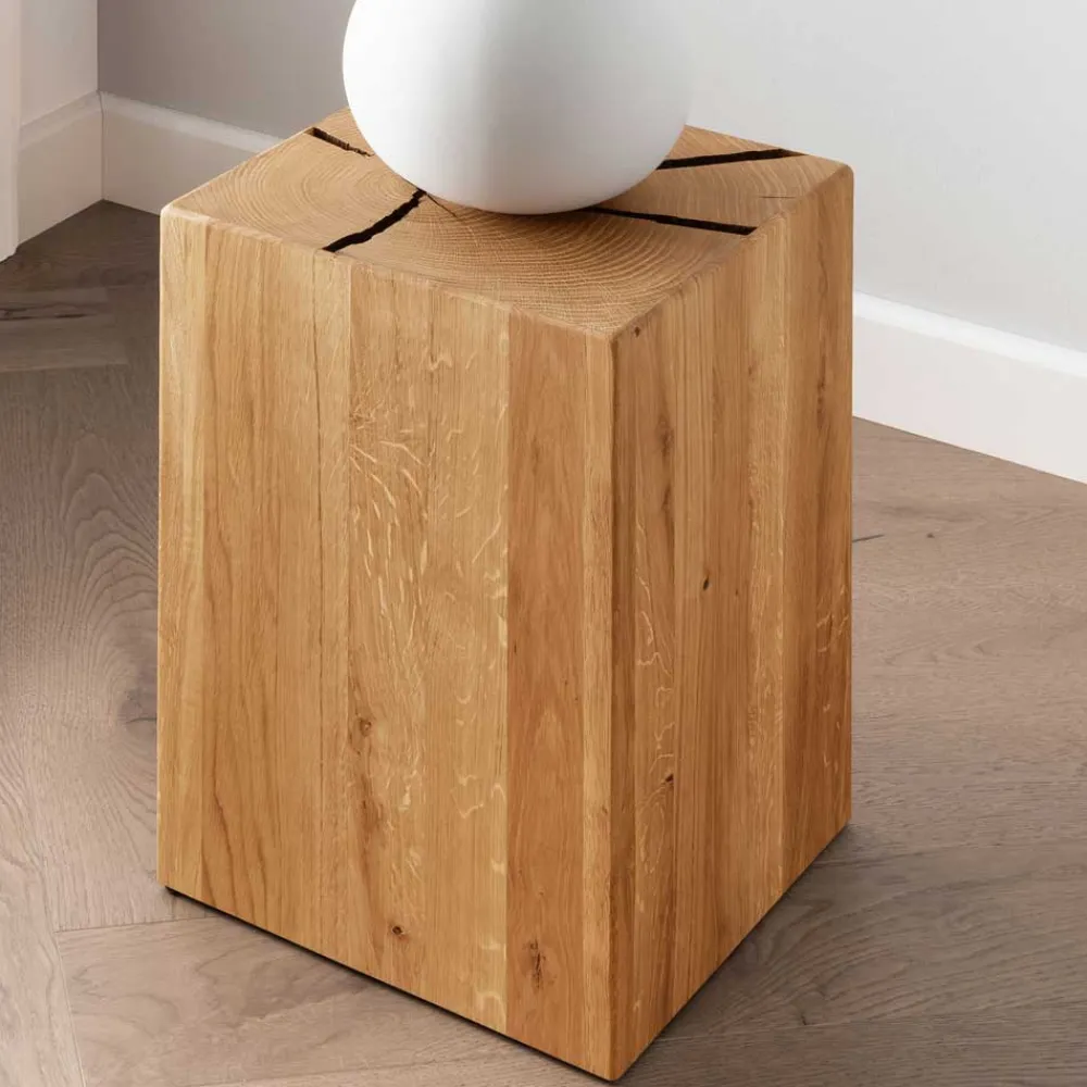 Block Beistelltisch Camilla Massivholzmöbel|Telefontische