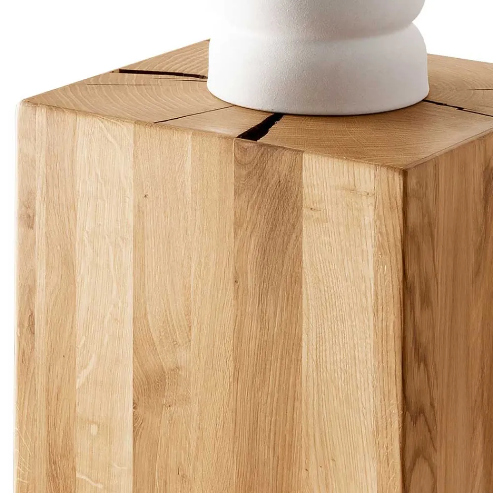 Block Beistelltisch Camilla Massivholzmöbel|Telefontische