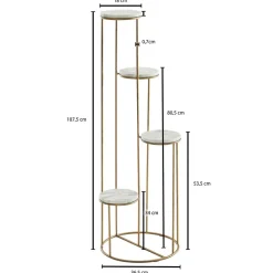 Outlet Blumenständer Simeon Barmöbel|Blumensäulen