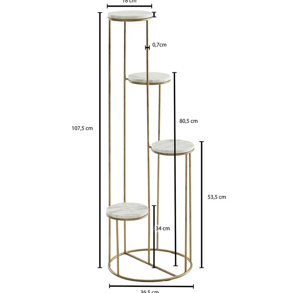 Outlet Blumenständer Simeon Barmöbel|Blumensäulen