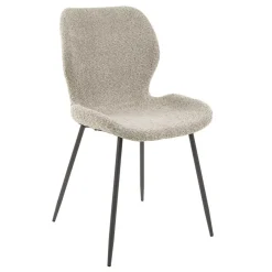 Outlet Boucle Esstisch Stühle Leonales Polsterstühle