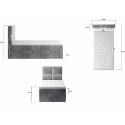 Hot Boxbett Laci Komfortbetten|Einzelbetten