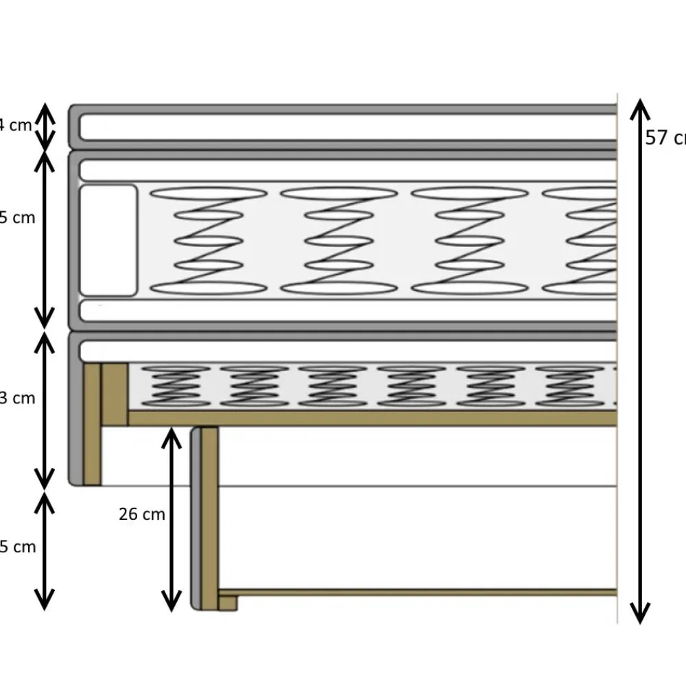 Hot Boxspringbett Phil Funktionsbetten|Schubkastenbetten