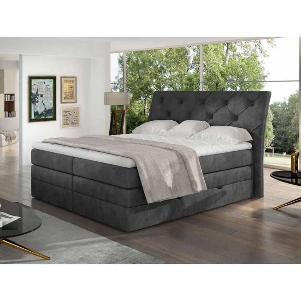 Outlet Boxspringbett Porecca Funktionsbetten|Schubkastenbetten