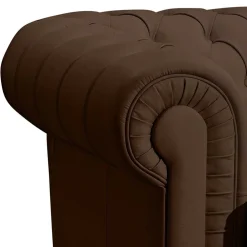 Hot Brauner Echtledersessel Madita Wohnzimmer Sessel