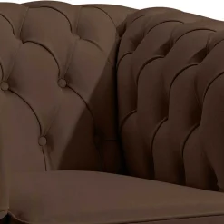 Hot Brauner Echtledersessel Madita Wohnzimmer Sessel