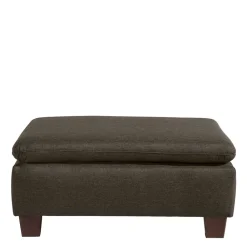 Brauner Polsterhocker Zyrano*Pharao24