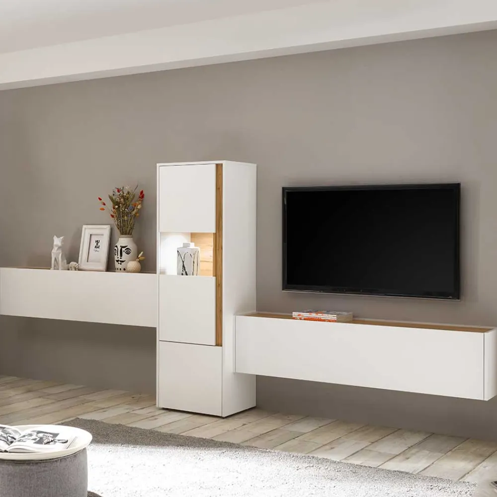 Outlet Breite Wohnwand Rascian Moderne Wohnwände|Wohnwand 350 Cm