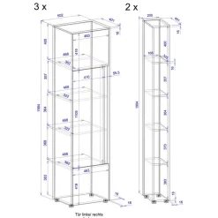 Clearance Büro Schrankwand Uzniana Büromöbel Sets