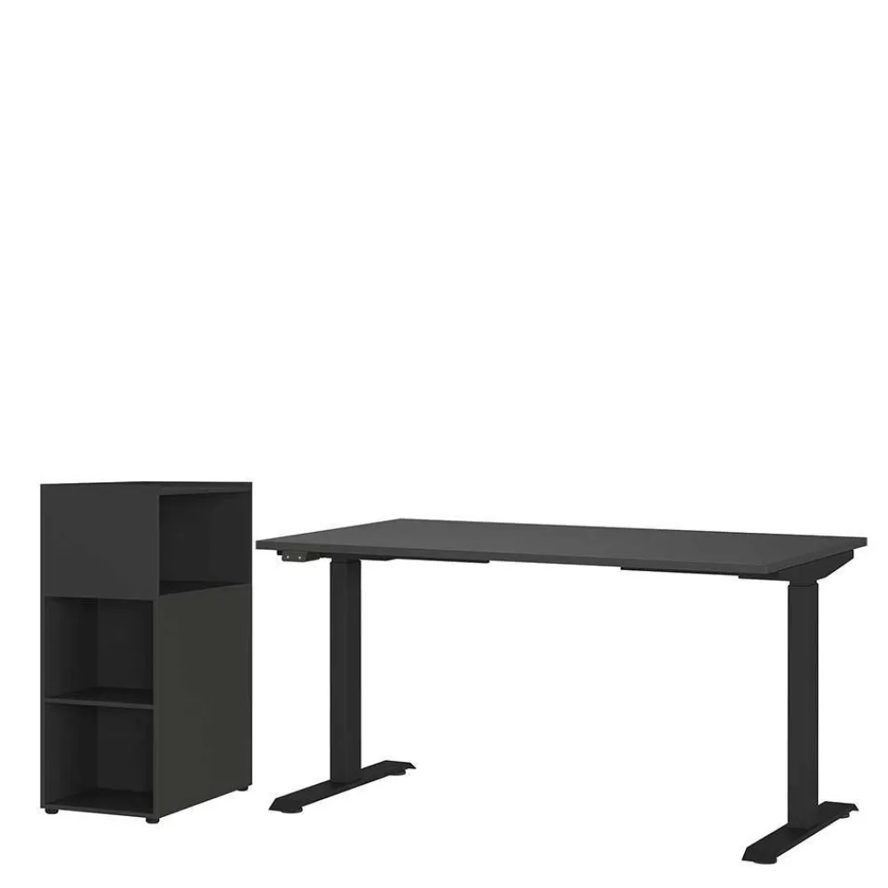 Bürokombination dunkelgrau Abby*Pharao24 Best