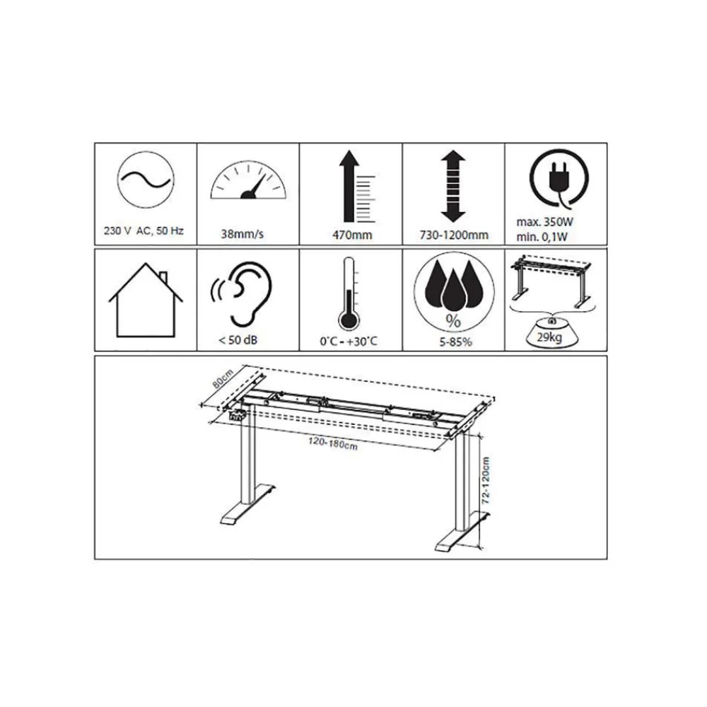 Bürokombination Kalastania Büromöbel Sets