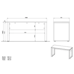 Sale Bürokombination Liadoras Büromöbel Sets