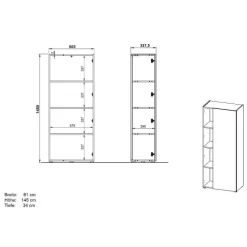 Sale Bürokombination Liadoras Büromöbel Sets