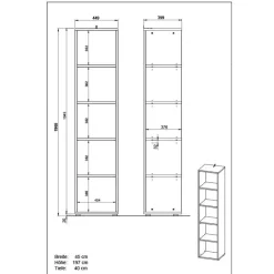 Büromöbel Komplettset Kalastania*Pharao24