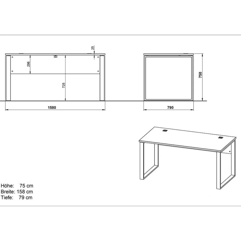 Büromöbel Komplettset Nastia*Pharao24 Online