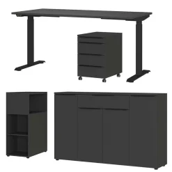 Outlet Büromöbel Set 4-teilig Abby Büromöbel Sets