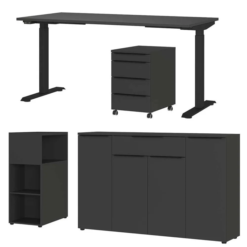 Outlet Büromöbel Set 4-teilig Abby Büromöbel Sets