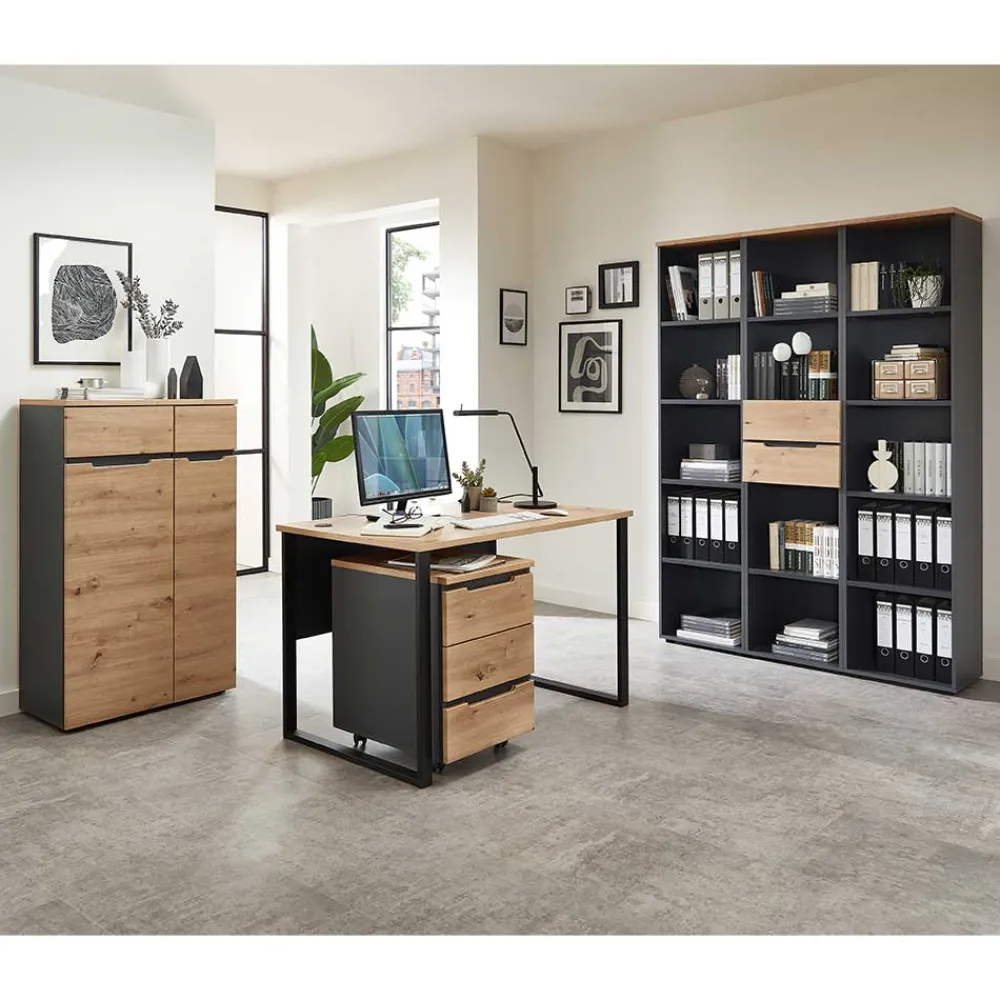 Online Büromöbel Set 6-teilig Esdravos Büromöbel Sets