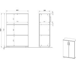 Büroschrank Wasconda*Pharao24 Online