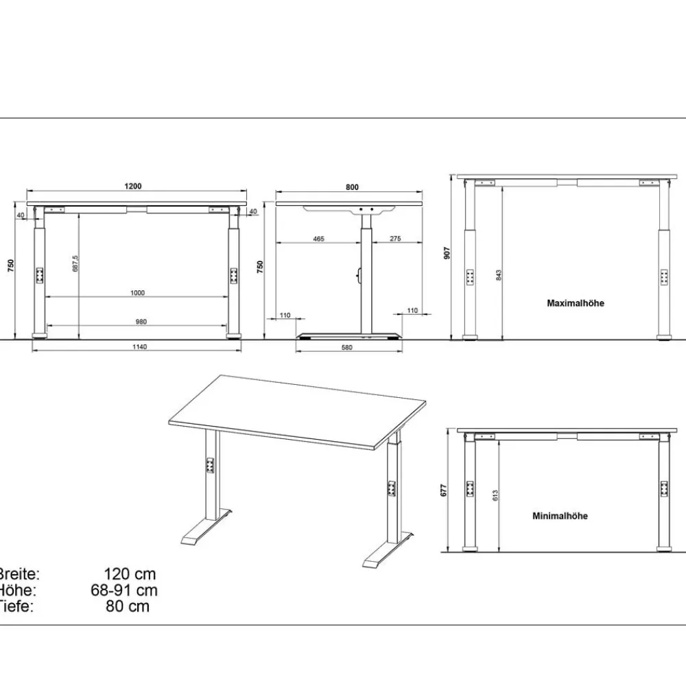 Büroschreibtisch Cramania*Pharao24 Clearance