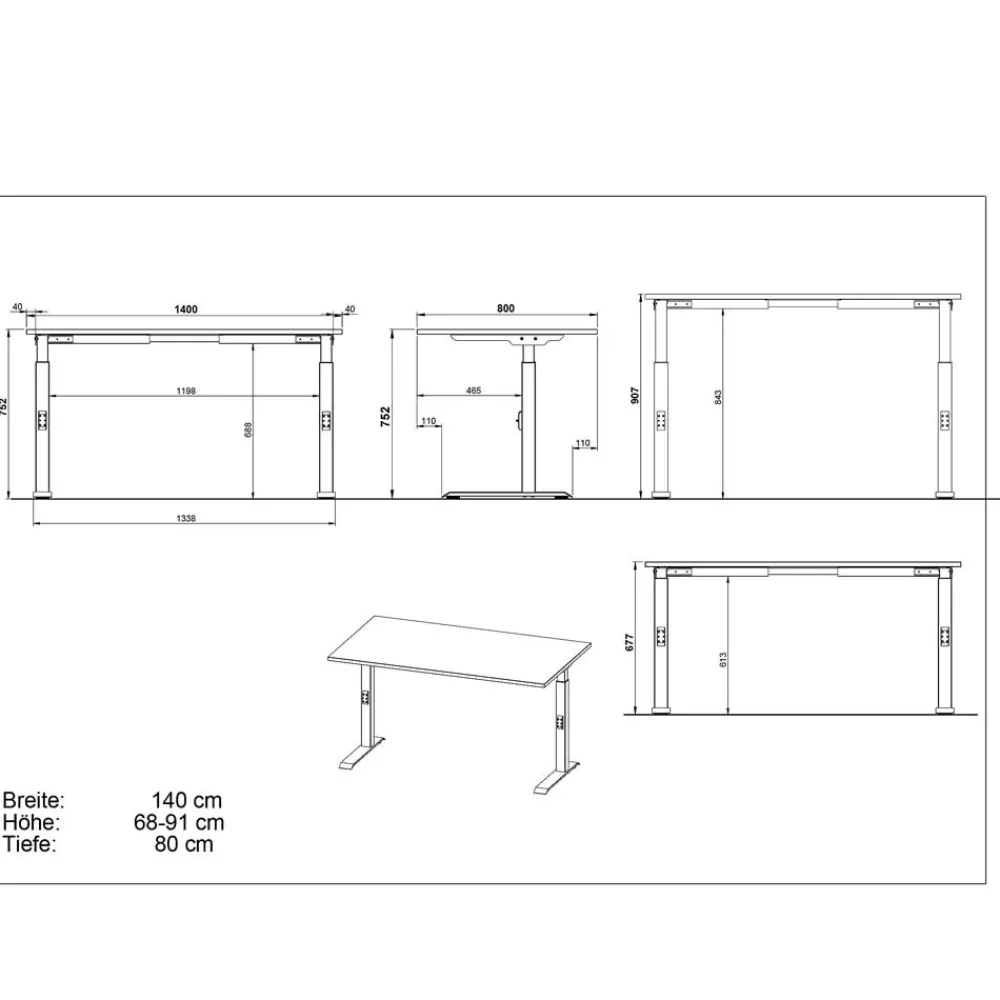 Büroschreibtisch Cramania*Pharao24 Clearance