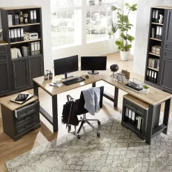 Büroschreibtisch Set Luoton*Pharao24 Hot