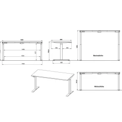 Online Bürotisch Juanda Schreibtische