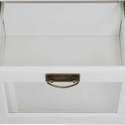 Best Buffetschrank Weiß Henjov Wohnzimmervitrinen|Massivholz Schränke