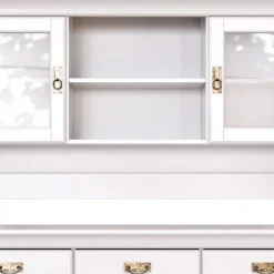 Best Buffetschrank Weiß Henjov Wohnzimmervitrinen|Massivholz Schränke