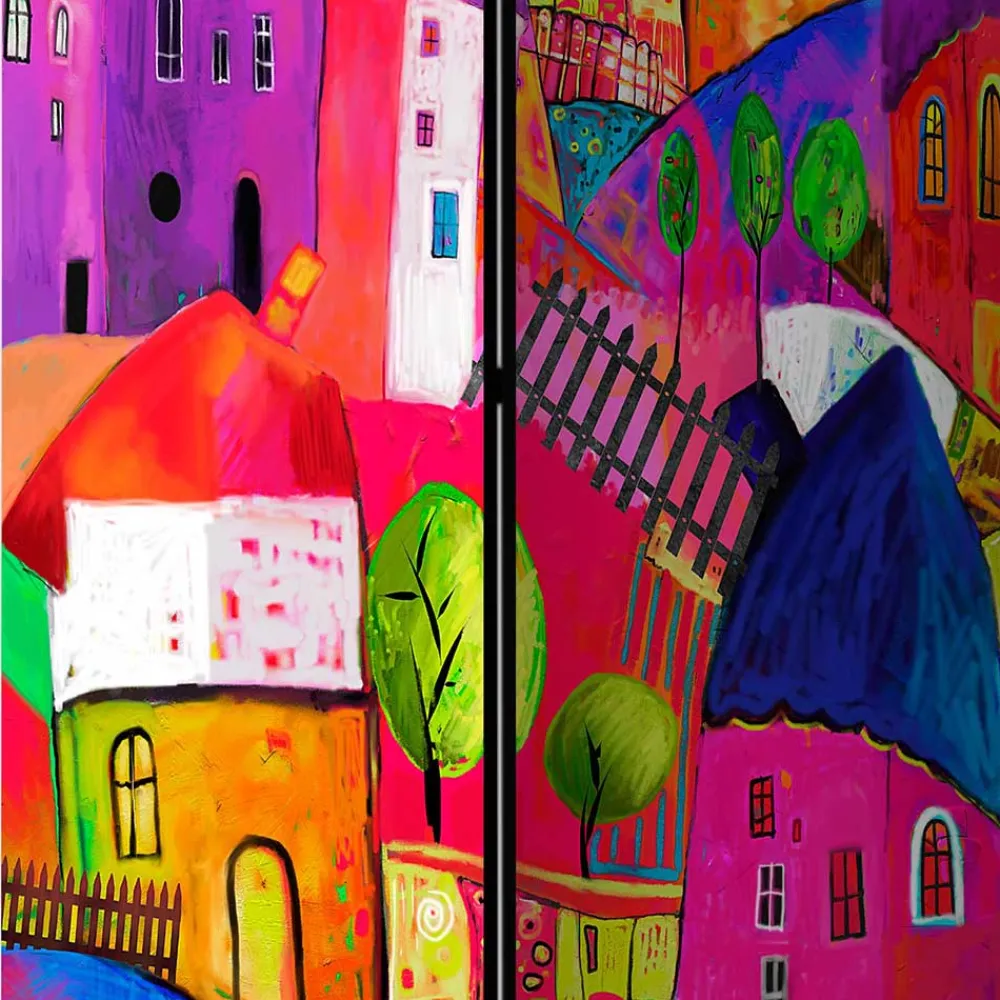 Hot Bunter Raumtrenner Cibiao Paravents|Raumteiler