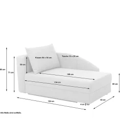 Sale Chaiselongue Itsuko Liegen|Schlafsofas