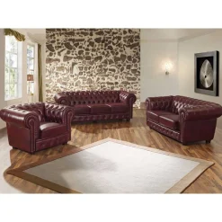 Chesterfield Polster Sitzgruppe Donniro*Pharao24 Discount