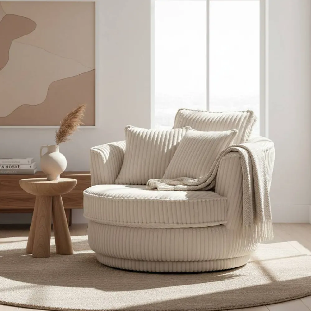 New Cord Big Sessel Anyel Polstermöbel|Wohnzimmer Sessel