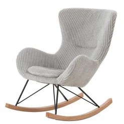 New Cord Schaukelsessel Manitoba Wohnzimmer Sessel|Ohrensessel