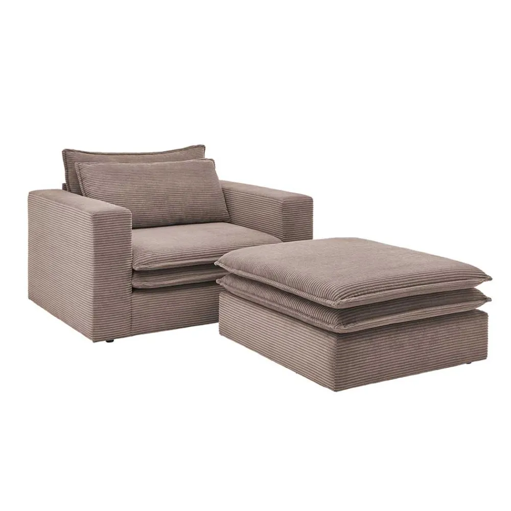 Cord Sessel und Hocker Mejan*Pharao24 Sale