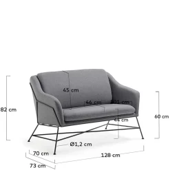Online Couch Barney 2 Sitzer Sofa