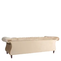 Couch Samtvelours Beige Segin*Pharao24 Sale
