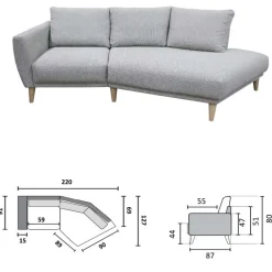 Discount Couchecke Flanzios 3 Sitzer Sofa