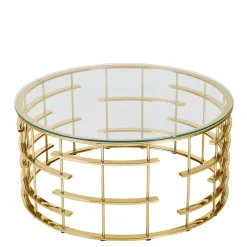 Couchtisch Glas Metall Nacional*Pharao24 New