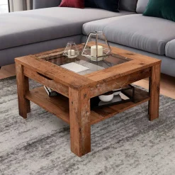 New Couchtisch Viantosa Wohnzimmertisch|Glastische