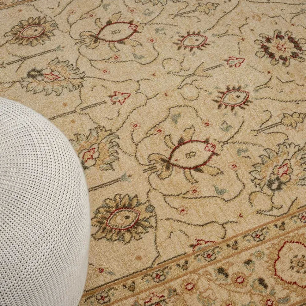 Cremefarbener Teppich Chiceria*Pharao24 Online