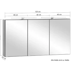 3D Spiegelschrank Bad Pegruan*Pharao24 Discount