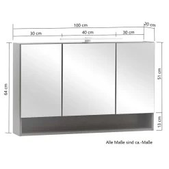 3D Spiegelschrank Eleon*Pharao24 Hot