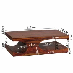 Sale Design Couchtisch Crenados Wohnzimmertisch|Massivholztische