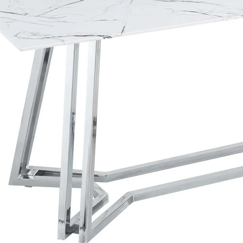 Clearance Design Esstisch Nedaz Glastische