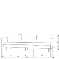 Design Sofa Brunca Wohnzimmercouch|Einzelsofa