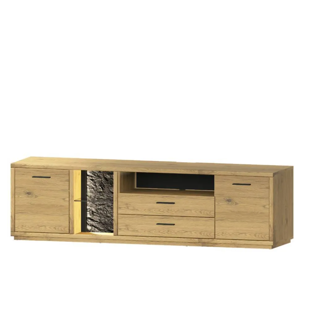 Outlet Design Wohnwand Ostoro Moderne Wohnwände|Wohnwand 250 Cm