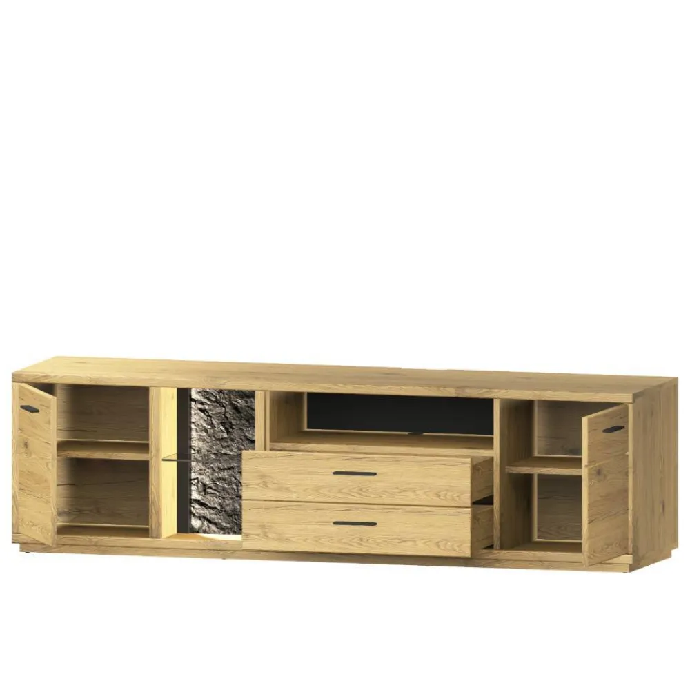 Outlet Design Wohnwand Ostoro Moderne Wohnwände|Wohnwand 250 Cm