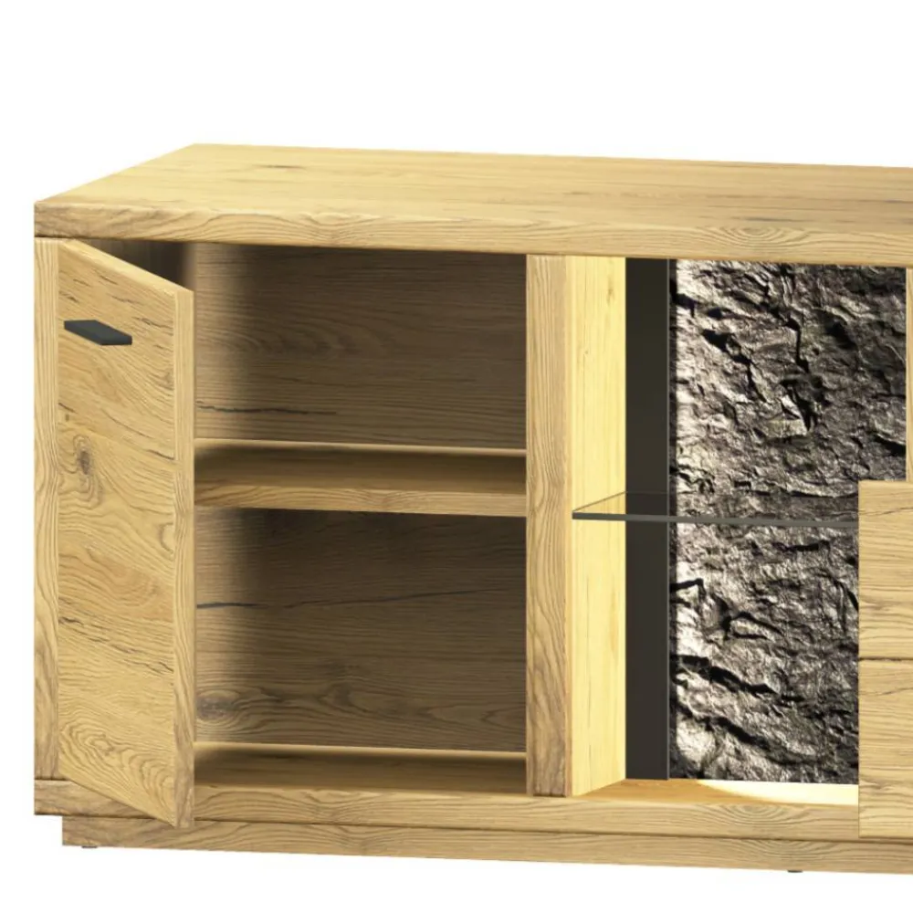 Outlet Design Wohnwand Ostoro Moderne Wohnwände|Wohnwand 250 Cm